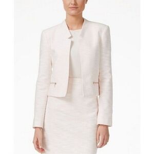 Calvin Klein Women's Light Pink Suit Blazer